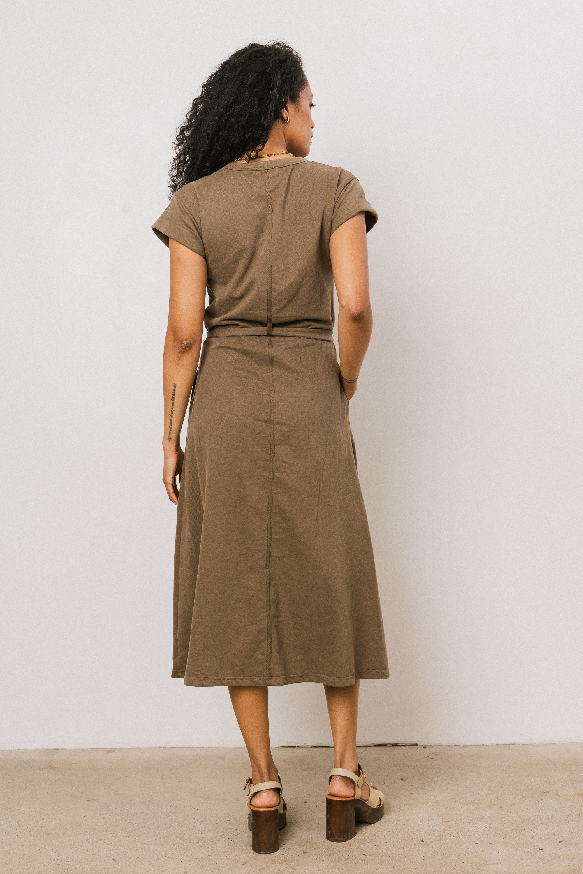 Saxton Maxi Dress in Olive