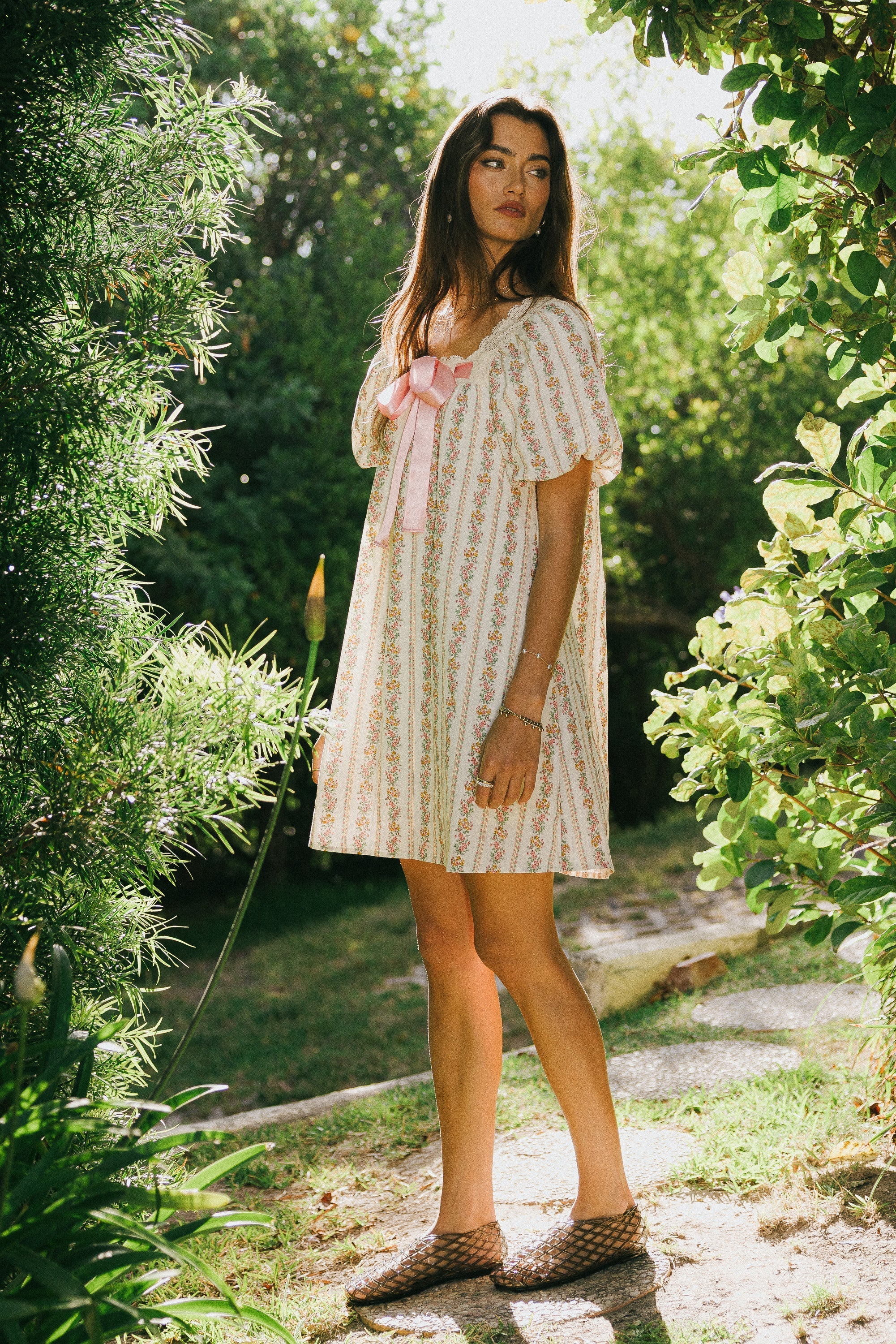 Greta Floral Babydoll Dress