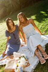 Elle Gingham Midi Dress