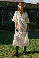 PREORDER- Paulina Embroidered Maxi Dress