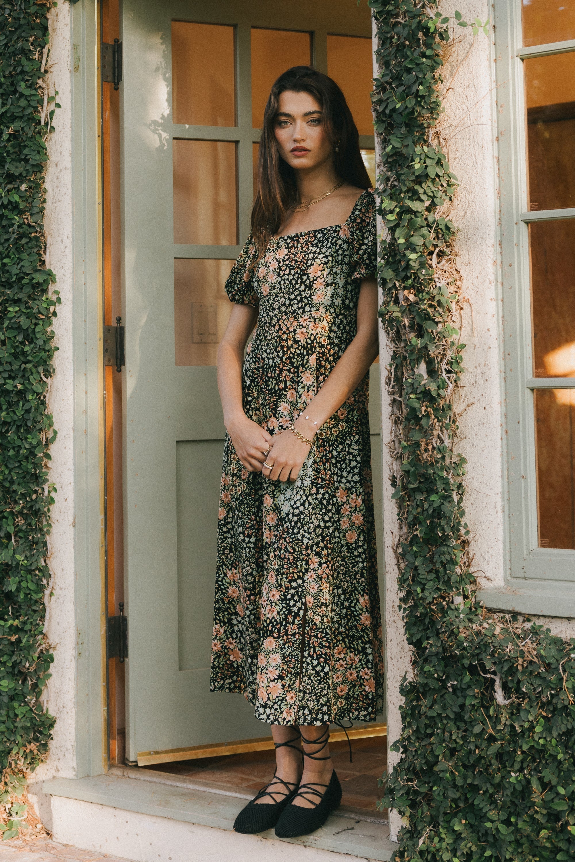 Vienna Floral Maxi Dress