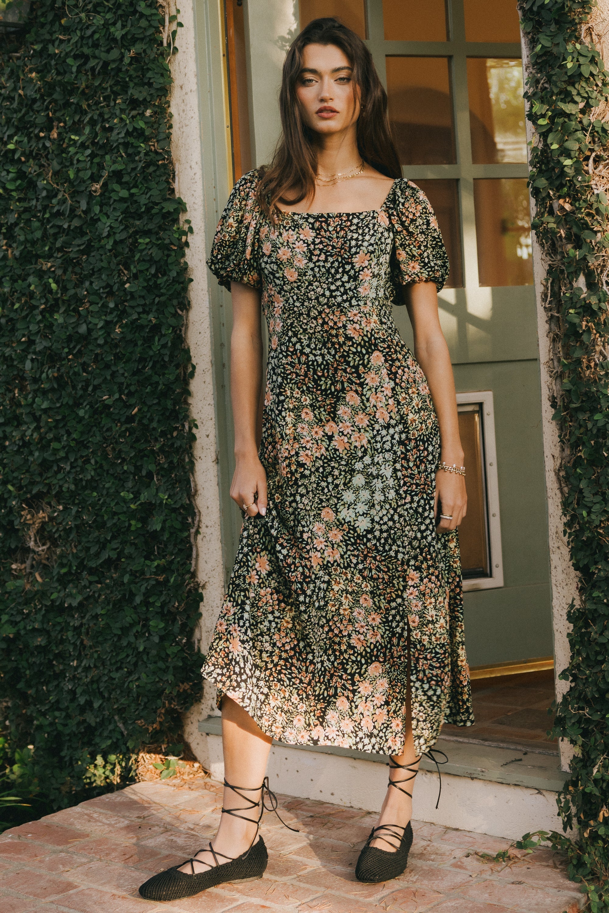Vienna Floral Maxi Dress