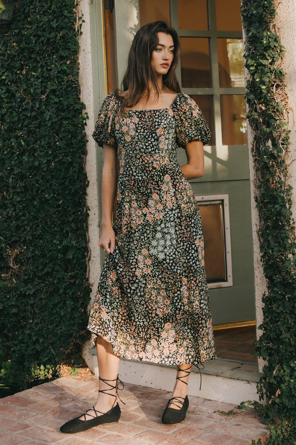 Vienna Floral Maxi Dress