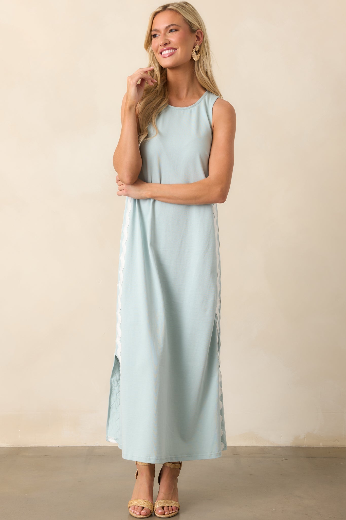 Dawn Ancient Waters Cotton Maxi Dress