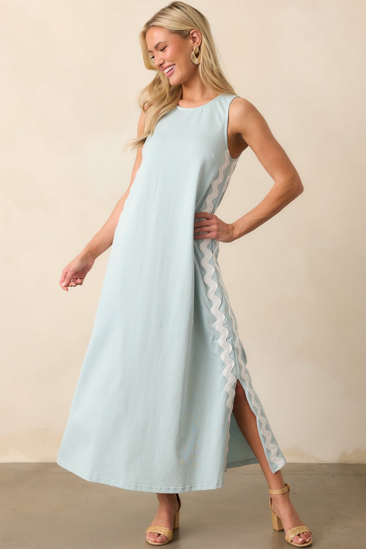 Dawn Ancient Waters Cotton Maxi Dress