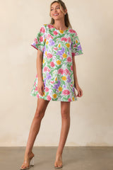 Wentworth Reversible Garden Party Floral Cotton Shift Dress