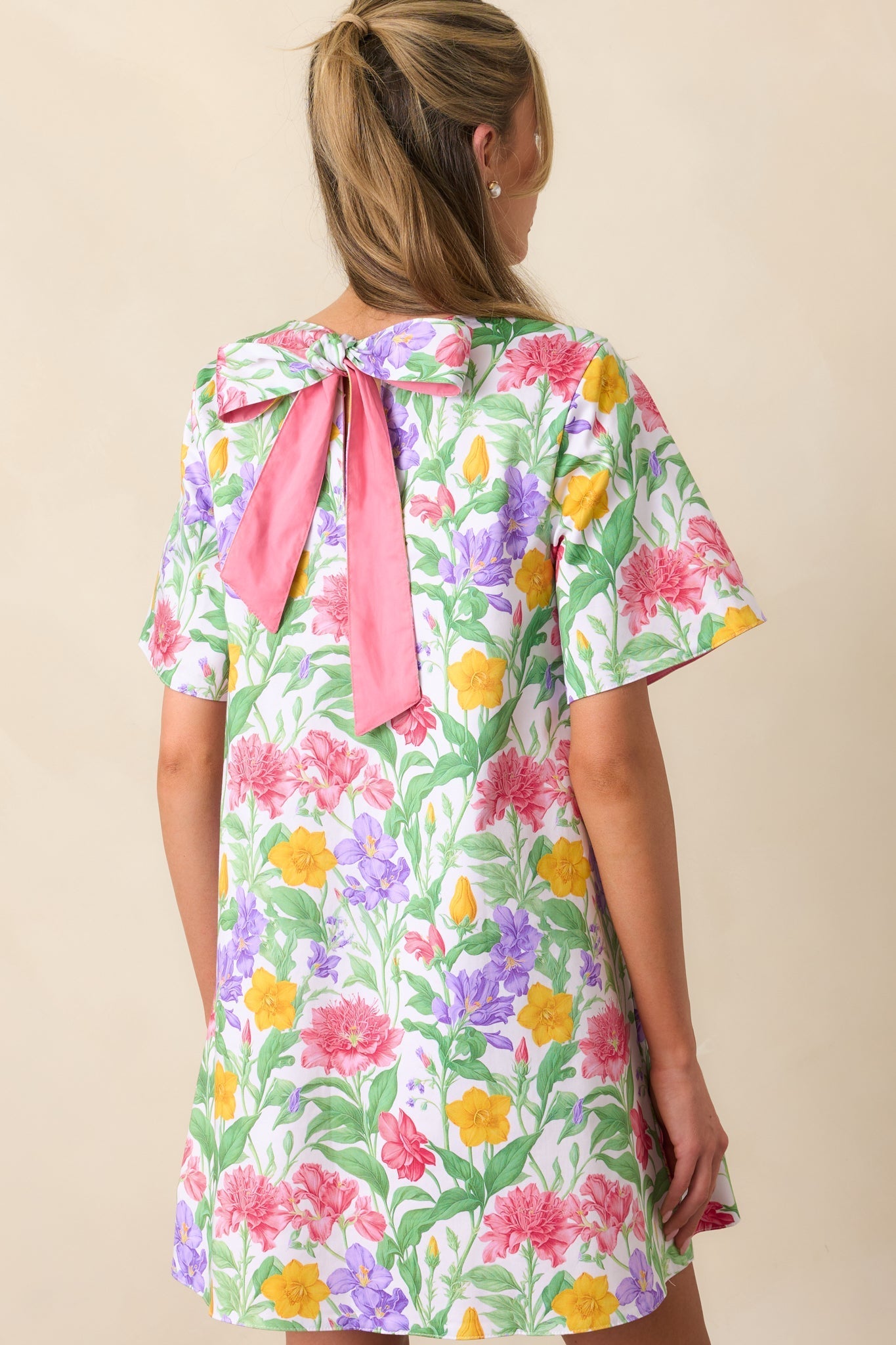 Wentworth Reversible Garden Party Floral Cotton Shift Dress
