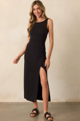 Z Supply Black Valencia Midi Dress