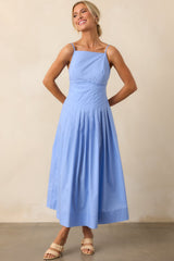 MINKPINK Jacaranda Blue Avalon Square Neck Midi Dress