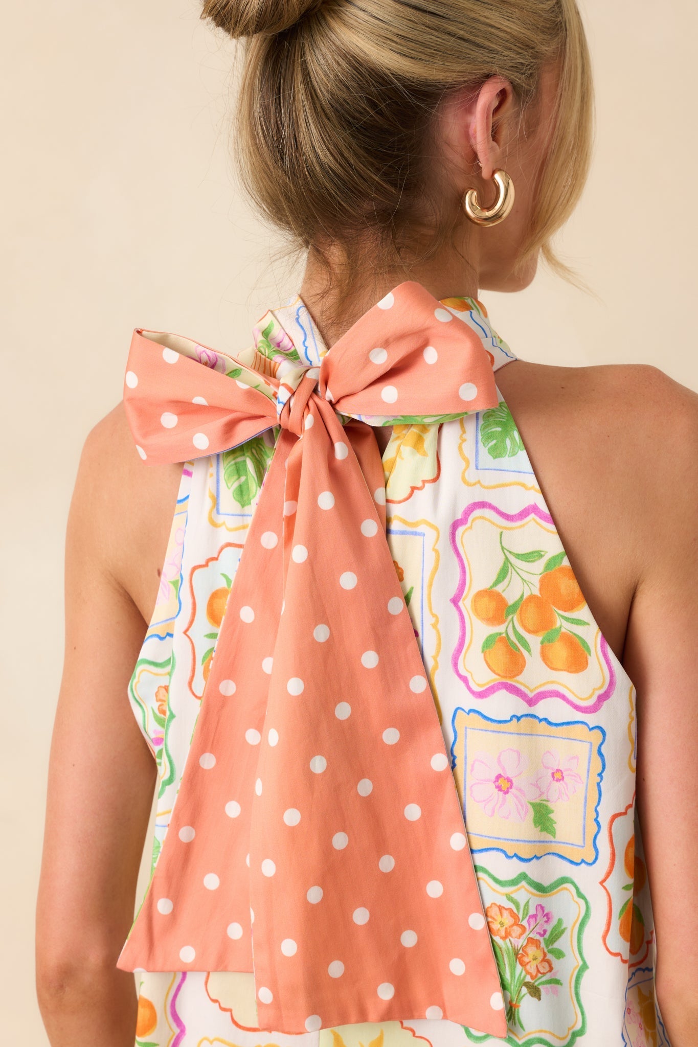 Prosperina Rebecca Multi Print Cotton Reversible Maxi Dress