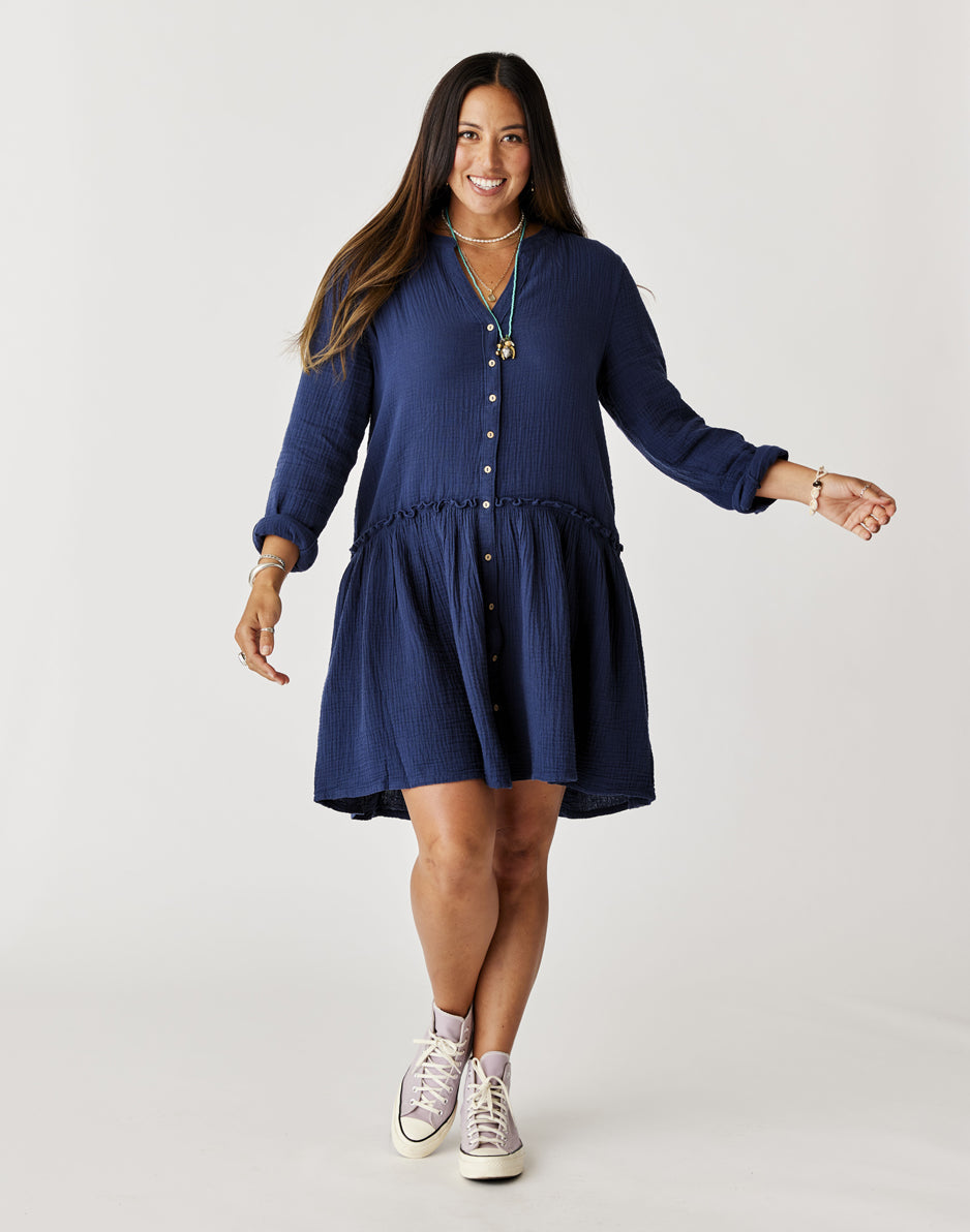 Blair Dress: Navy