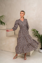 Cierra Floral Maxi Dress