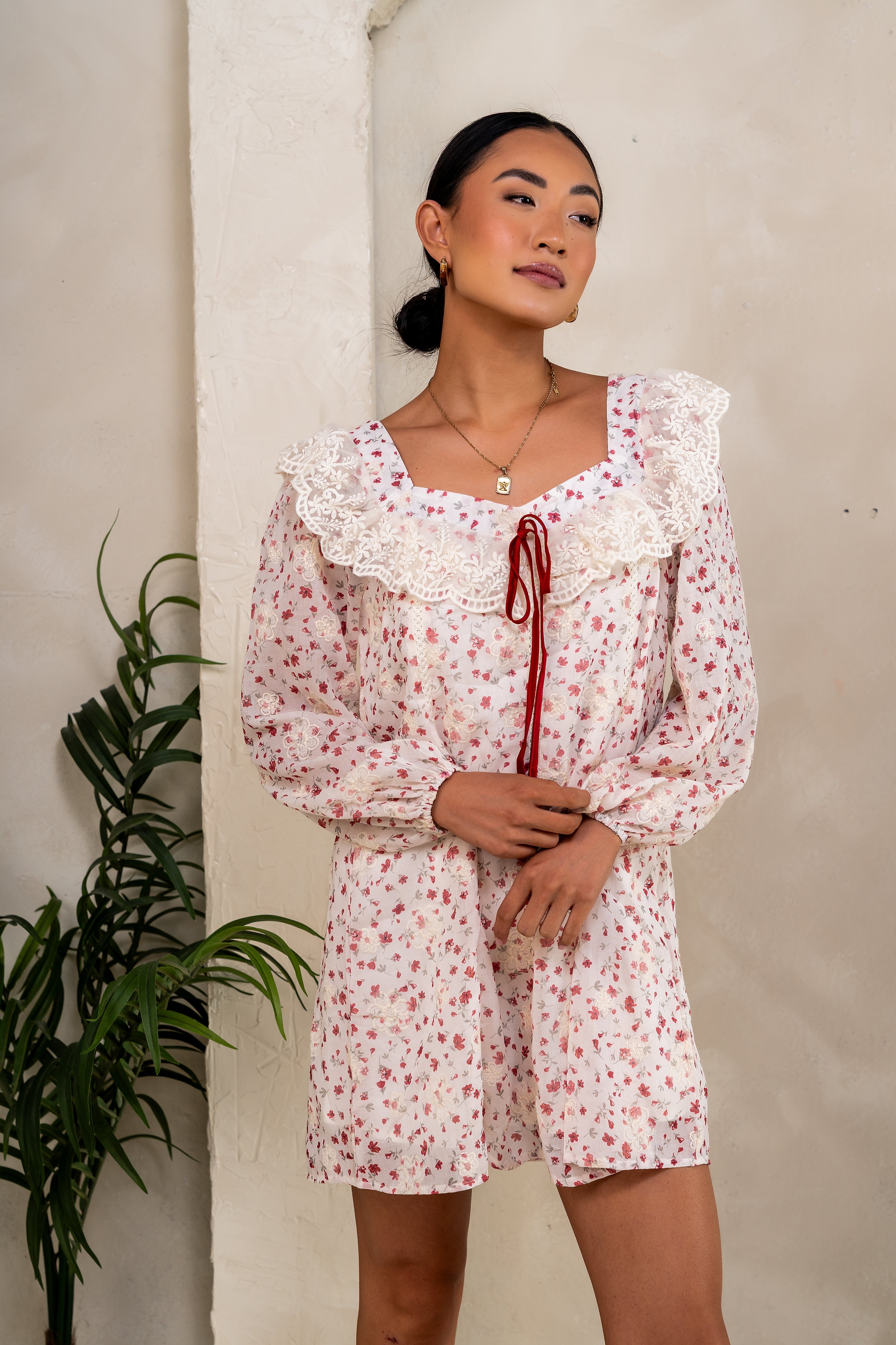 Macy Floral Babydoll Dress