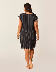 Zuma Stitched Coverup: Black Texture