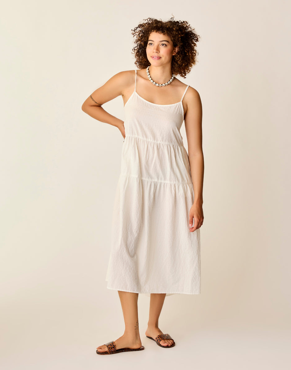 Jacey Textured Dress: Cloud Texture