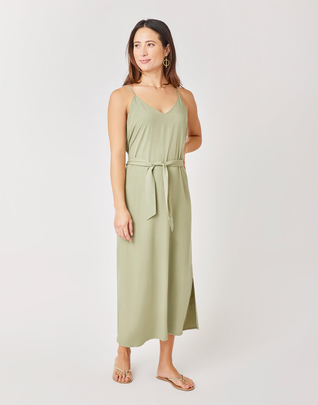 Macy Dress: Olive