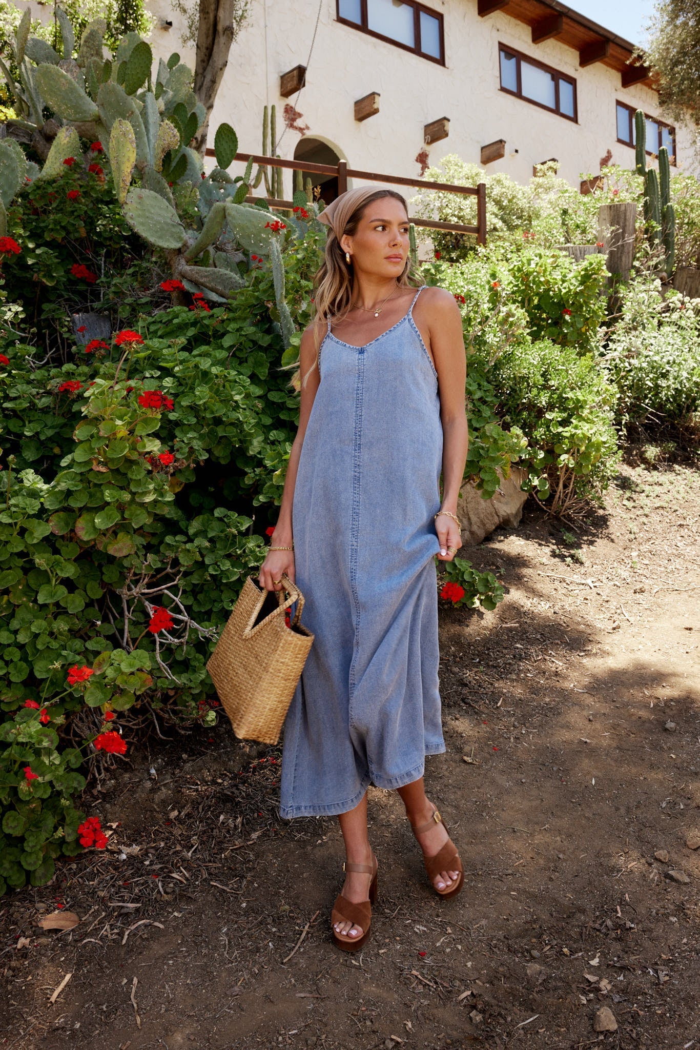 Bryce Denim Midi Dress