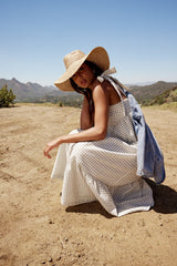 Cade Gingham Maxi Dress