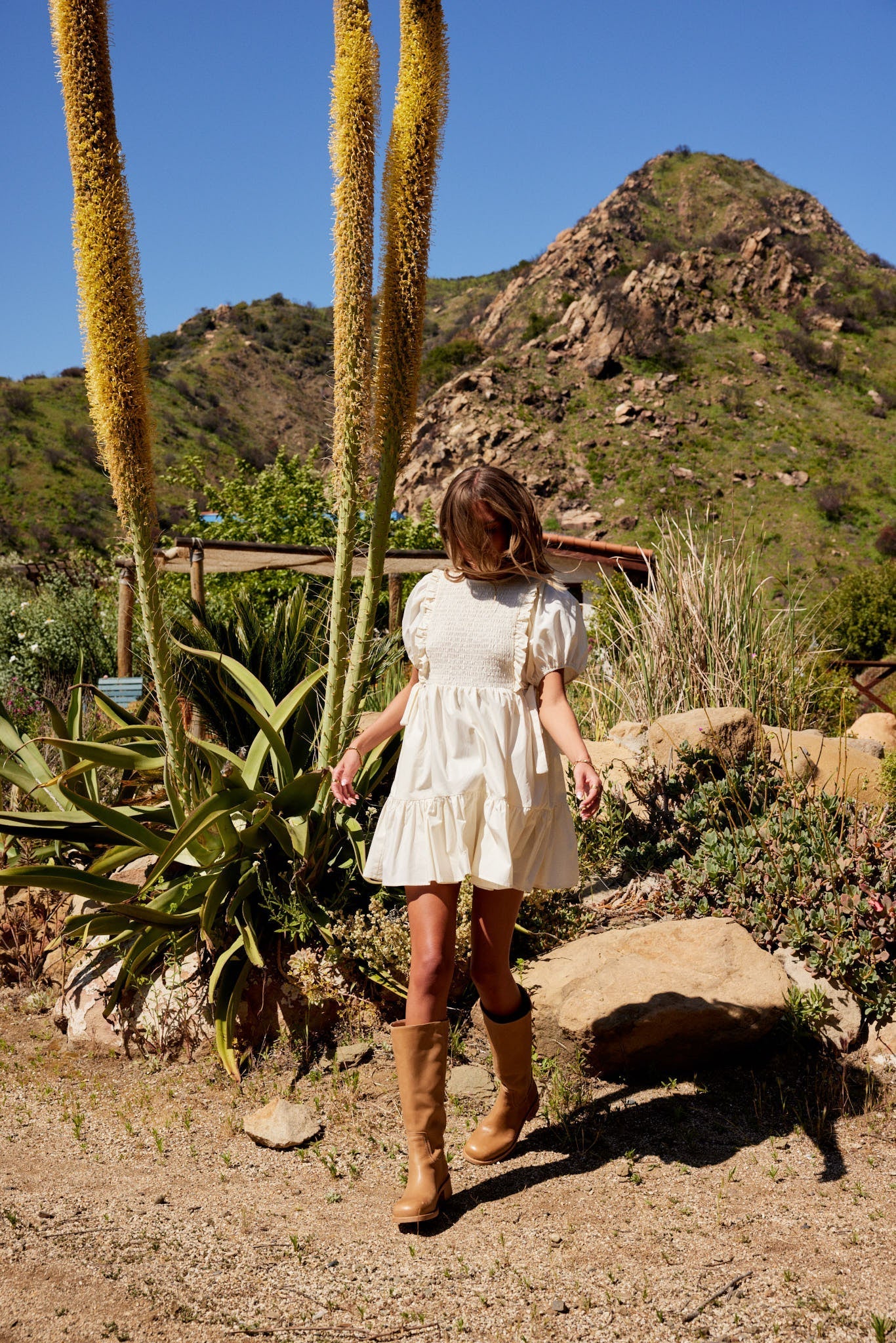 Mei Smocked Mini Dress