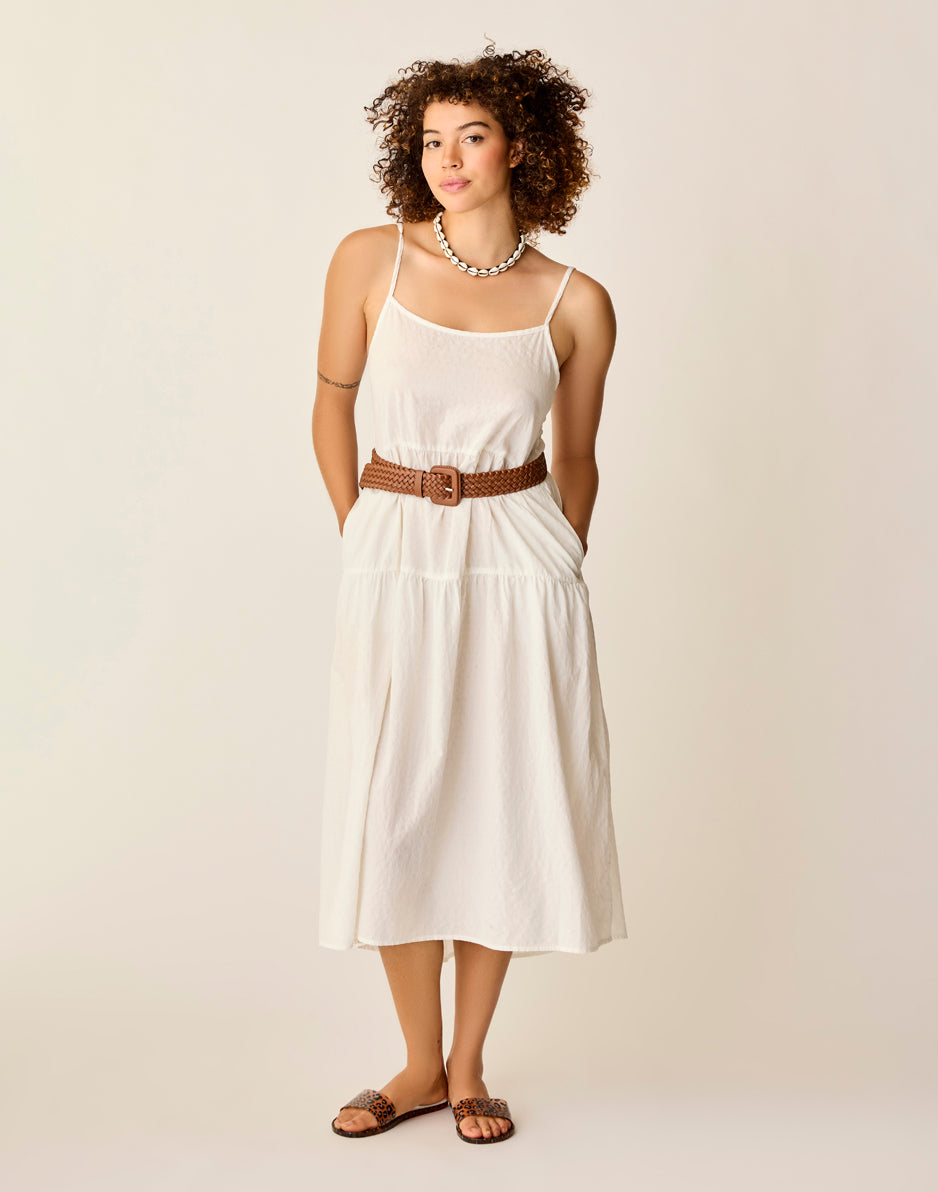 Jacey Textured Dress: Cloud Texture