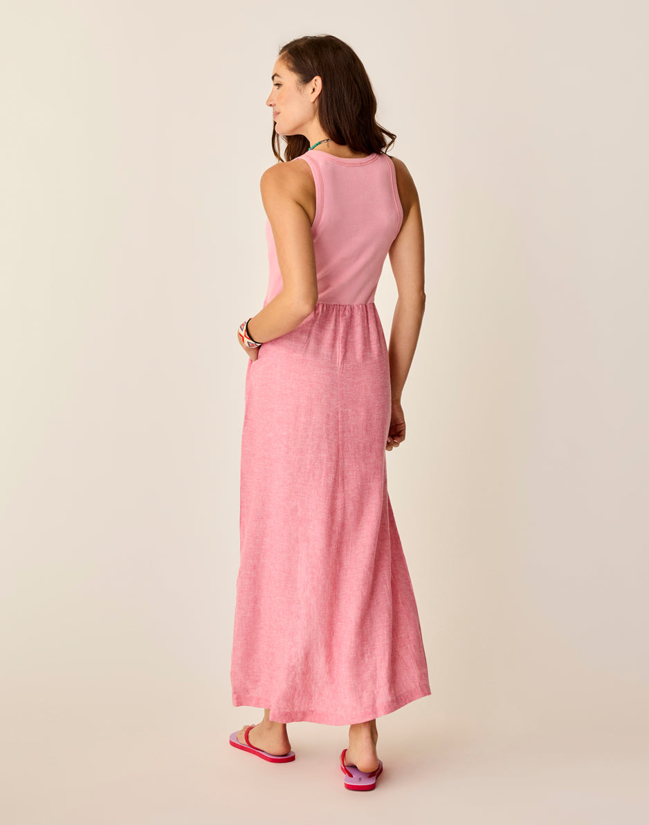 Lark Linen Dress: Chateau Chambray